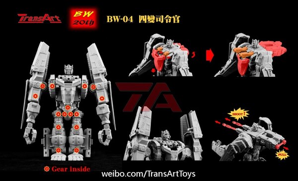 First Look BW 04 MP Class Not Optimal Optimus Primal From TransArts Toys  (8 of 9)